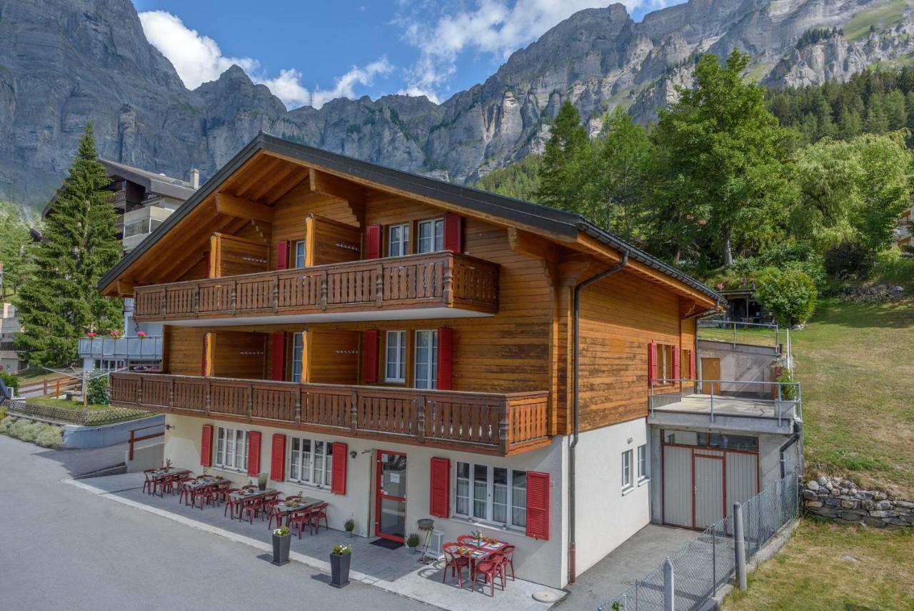Touristenheim Bergfreude Leukerbad Exterior foto